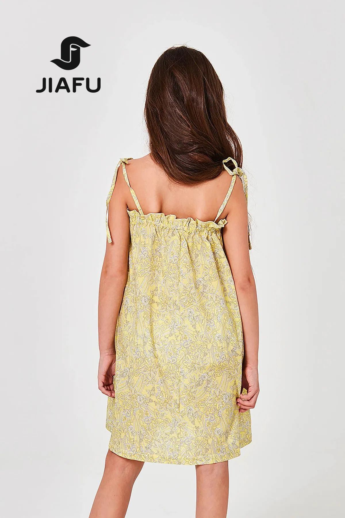 Vestido Estiloso de Verão para Crianças com Suspensórios - Vestido Casual Confortável Personalizado com Estampa Floral para Meninas na Praia