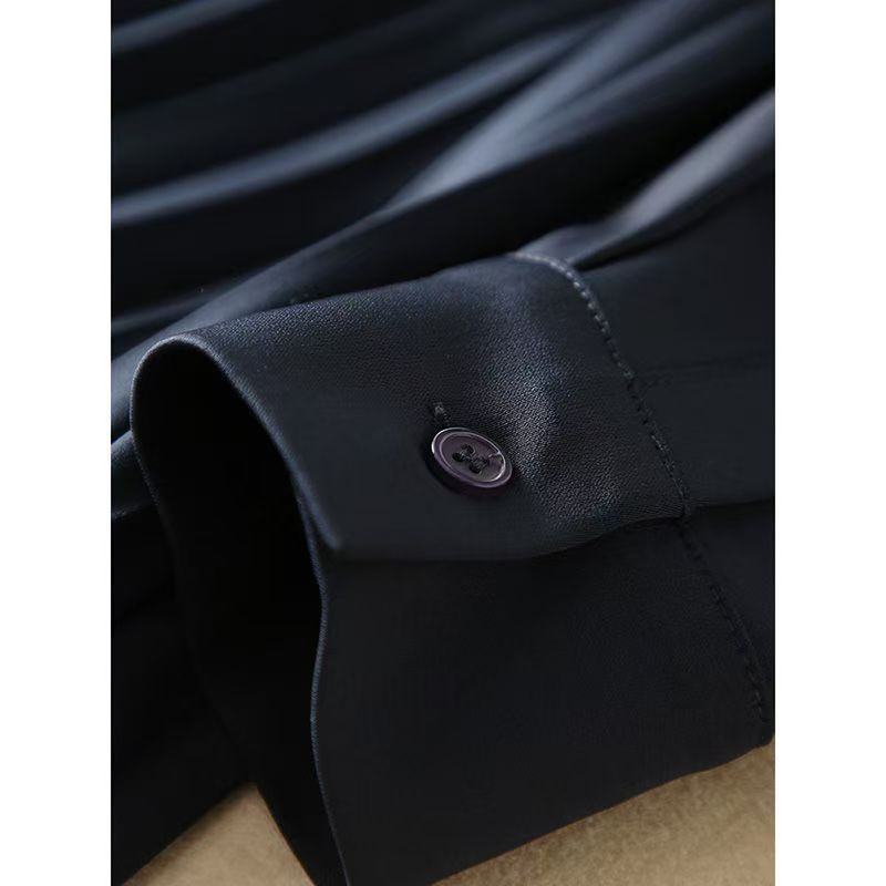 Vestido Casual de Manga Longa para Profissionais em Deslocamento