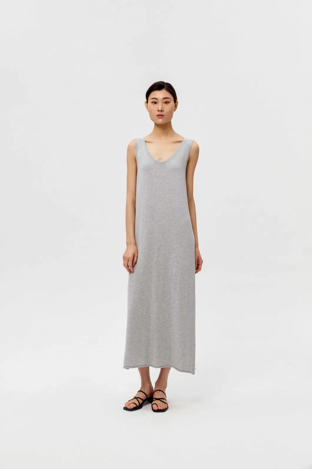 Fabricante Atacado Personalizado Capuz Oversize Solto Ajuste Relaxado Vestido de Suéter Casual Feminino em Mistura de Lã e Cashmere