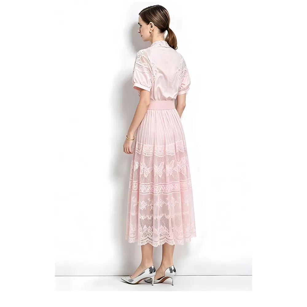 Vestido feminino de saia longa 2