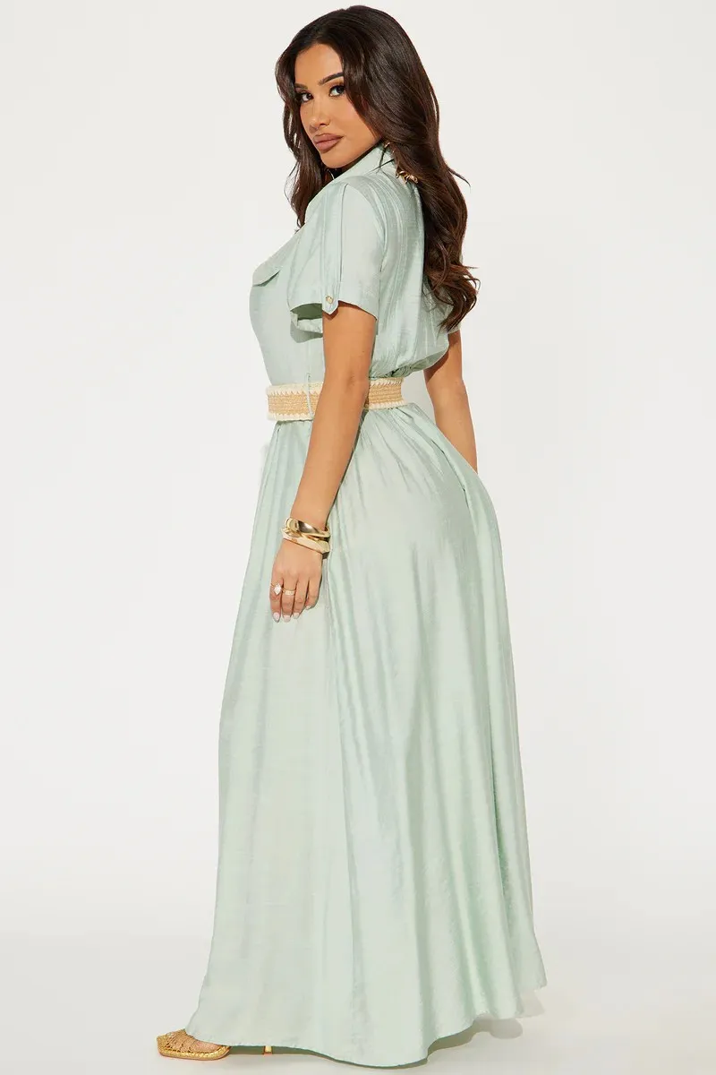Vestido Maxi de Camisa