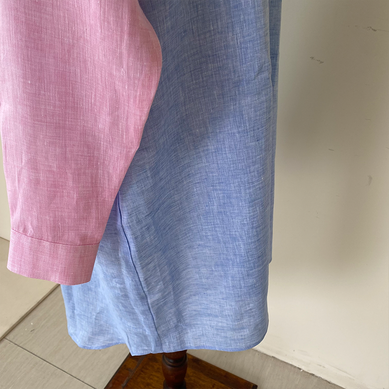 Tecido do Vestido de Camisa para Mulher