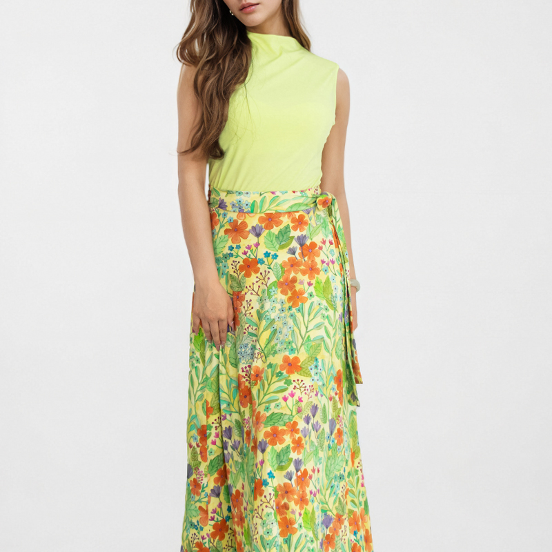 Vestido Casual Floral Feminino