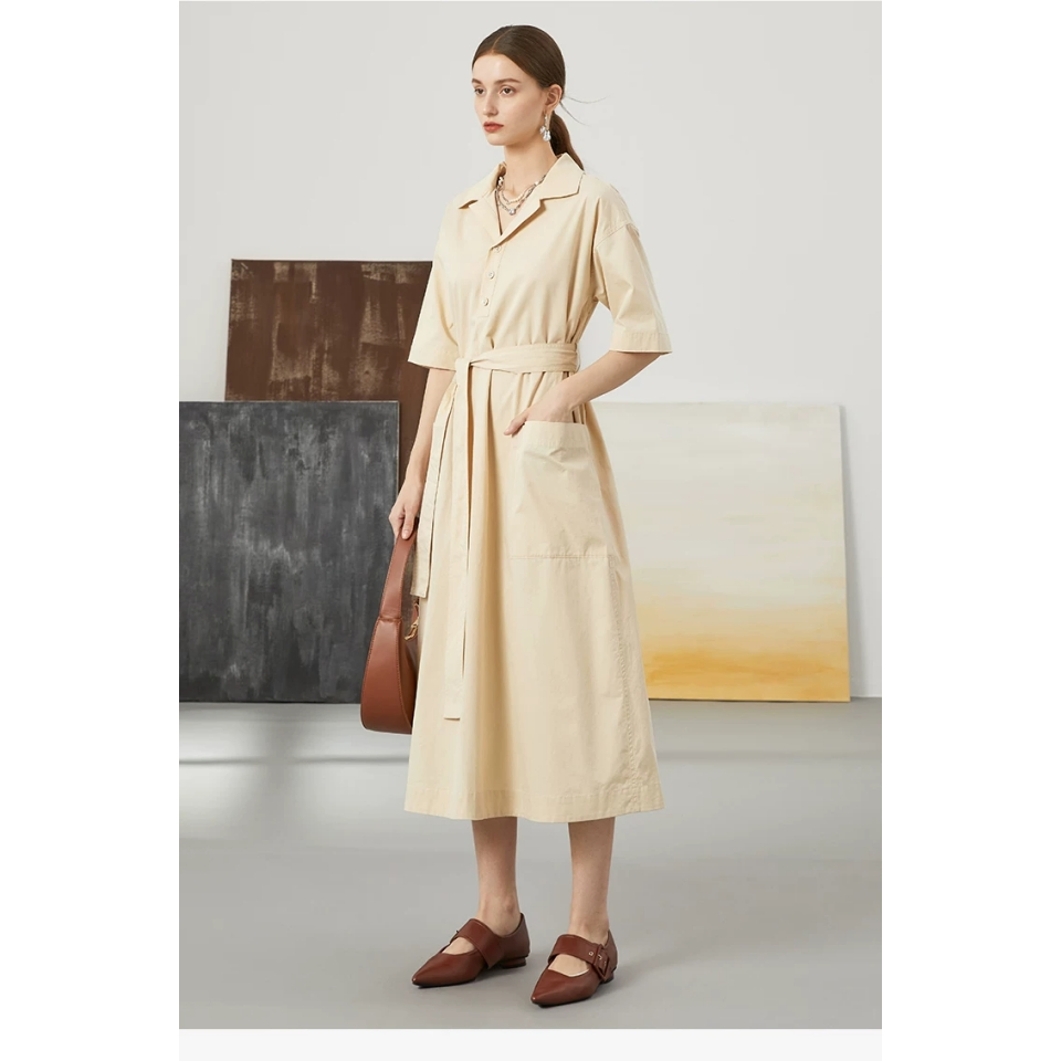 Vestido Maxi Branco de Algodão Sem Mangas para Trabalho Escritório Casual Elegante para Mulheres Nova Chegada Design de Alta Qualidade