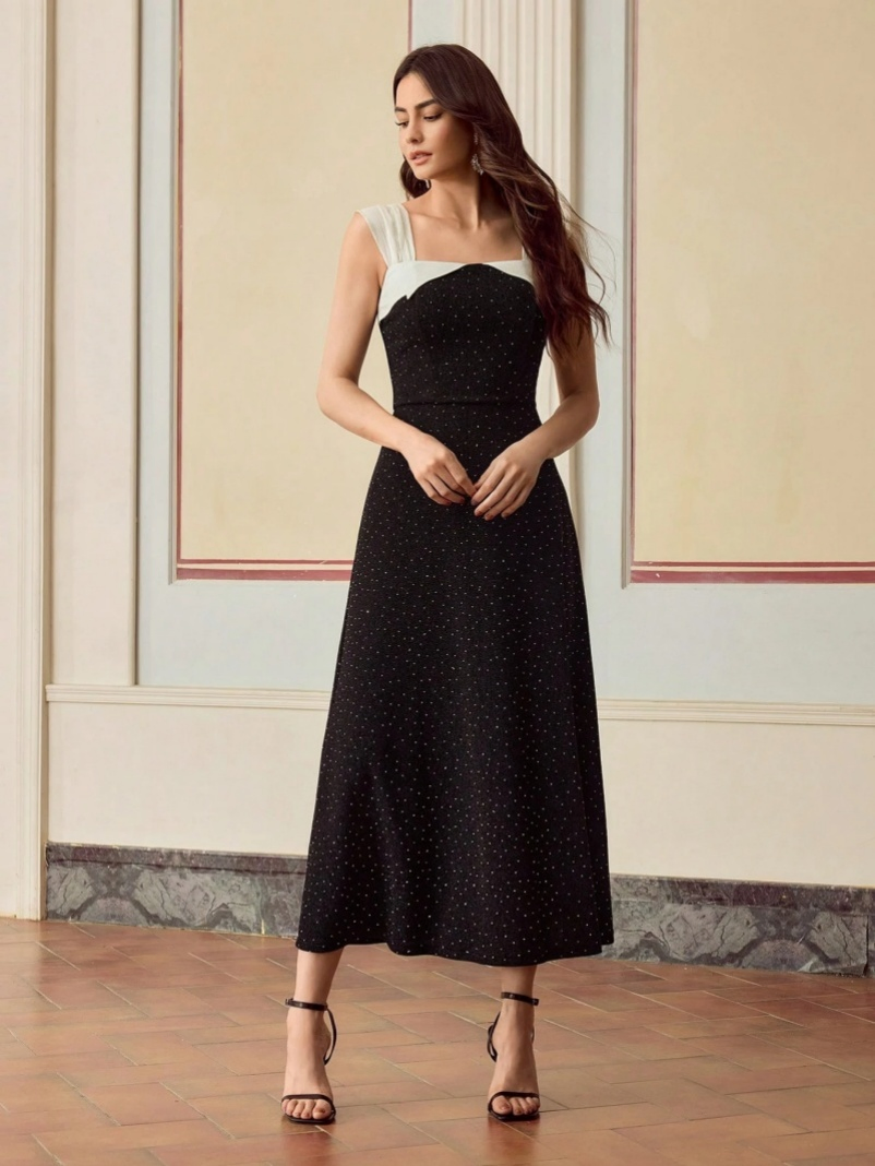 Vestido Casual Sem Mangas Leve e Simples para Viagens de Verão
