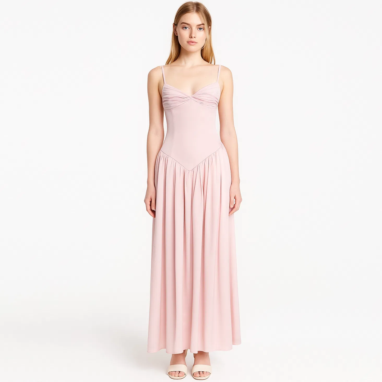 Vestido Casual Feminino Ombro a Descoberto Atacado em Várias Cores