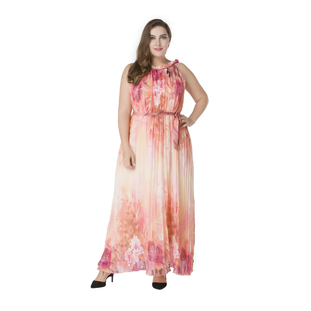 Vestido Maxi Longo Casual Boho Estampa Floral 1