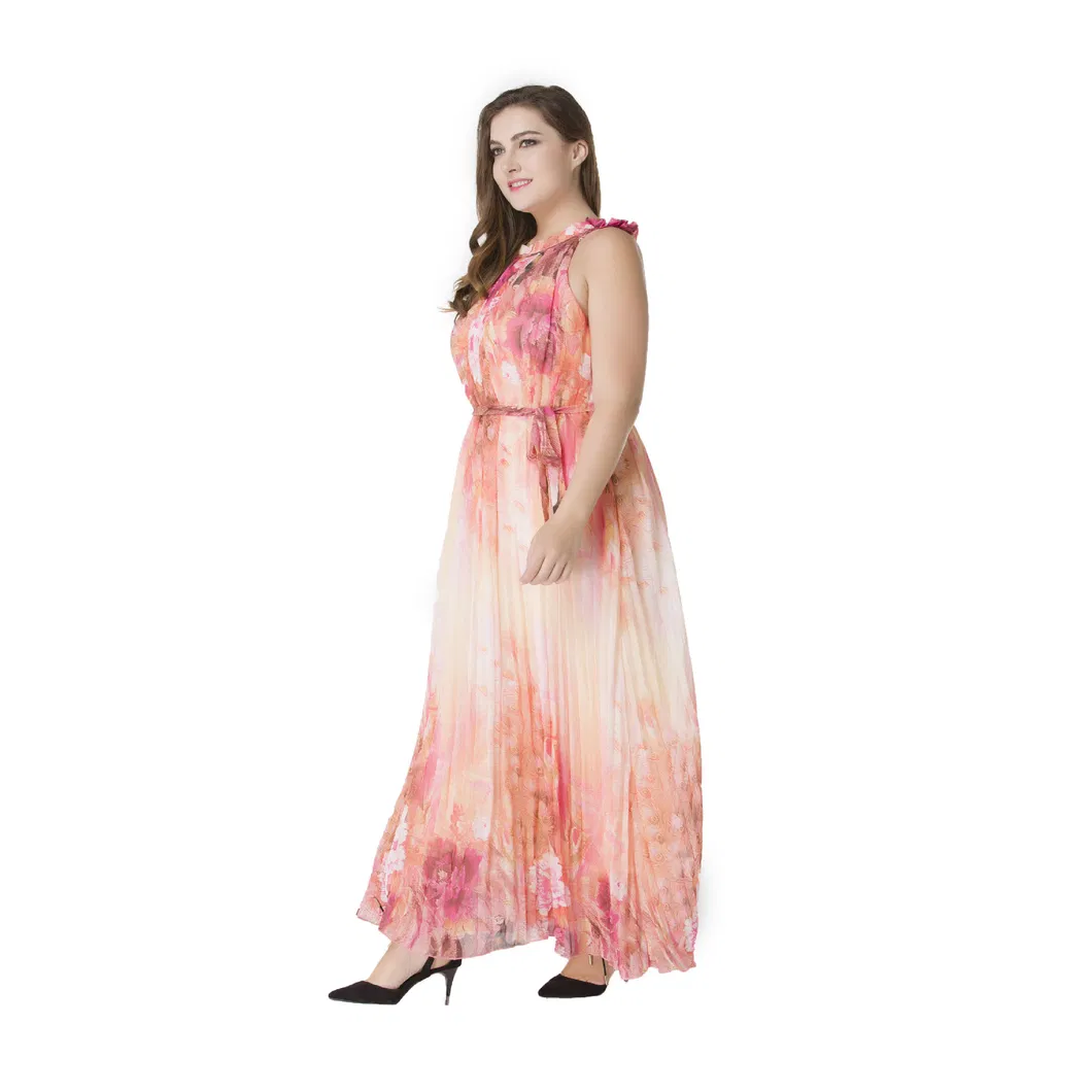 Vestido Maxi Longo Casual Boho Estampa Floral 2