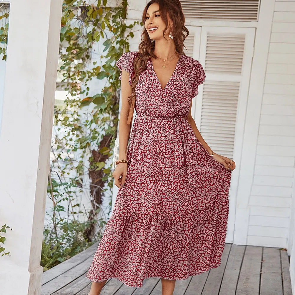 Vestido Casual Floral em Promoção para Senhora
