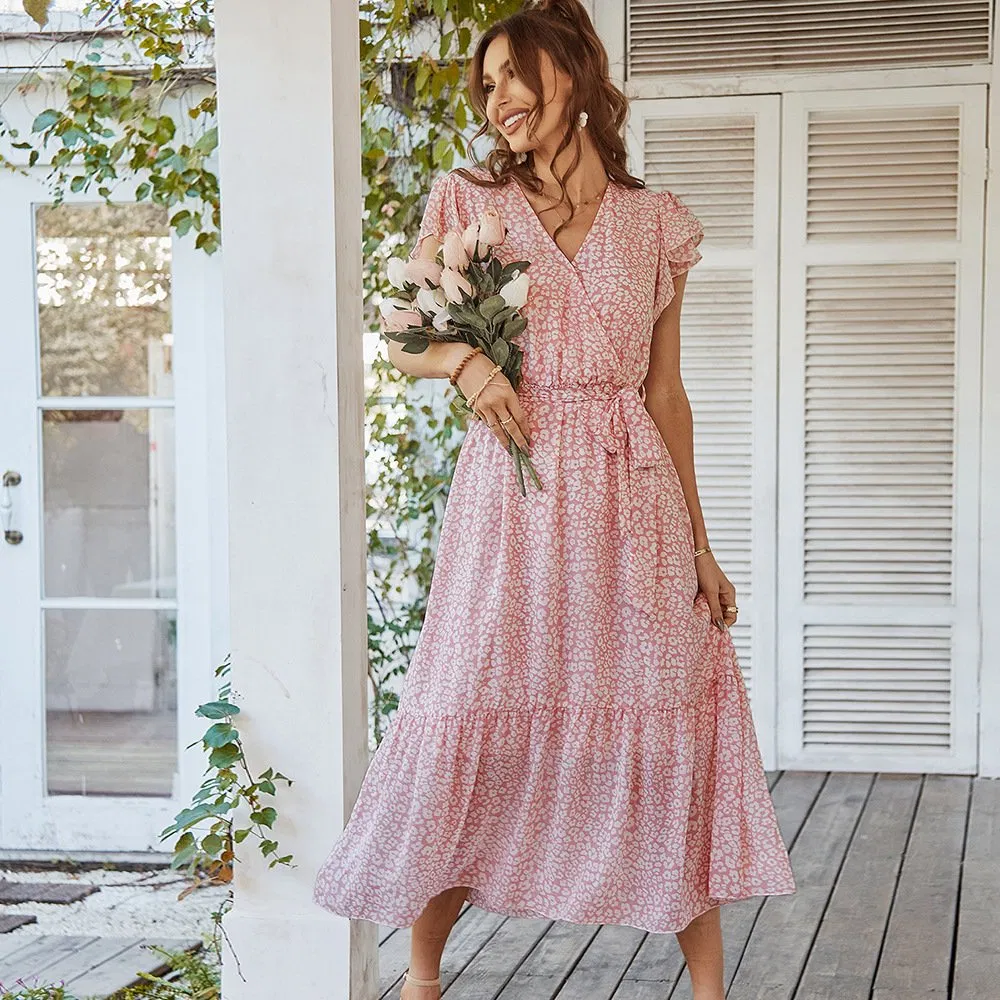 Vestido Casual Floral em Promoção para Senhora
