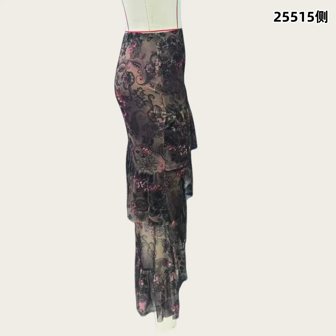 Vestido Mini de Algodão com Bordado de Sol em Tamanho Plus - Vestido Casual Boho com Cintura Smock