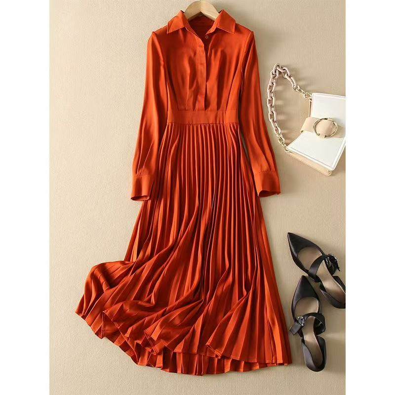 Vestido Casual de Manga Longa para Profissionais em Deslocamento