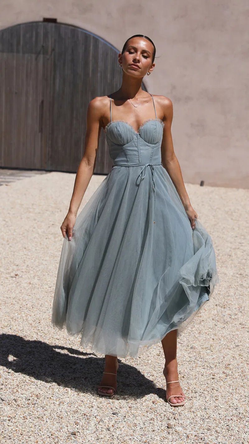 Vestidos Casuais Bandeau Elegantes para Mulheres - Estilos de Primavera e Verão
