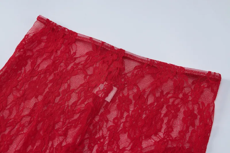 Novo Vestido Envolvente de Renda Sexy com Meias de Seda para Looks Casuais
