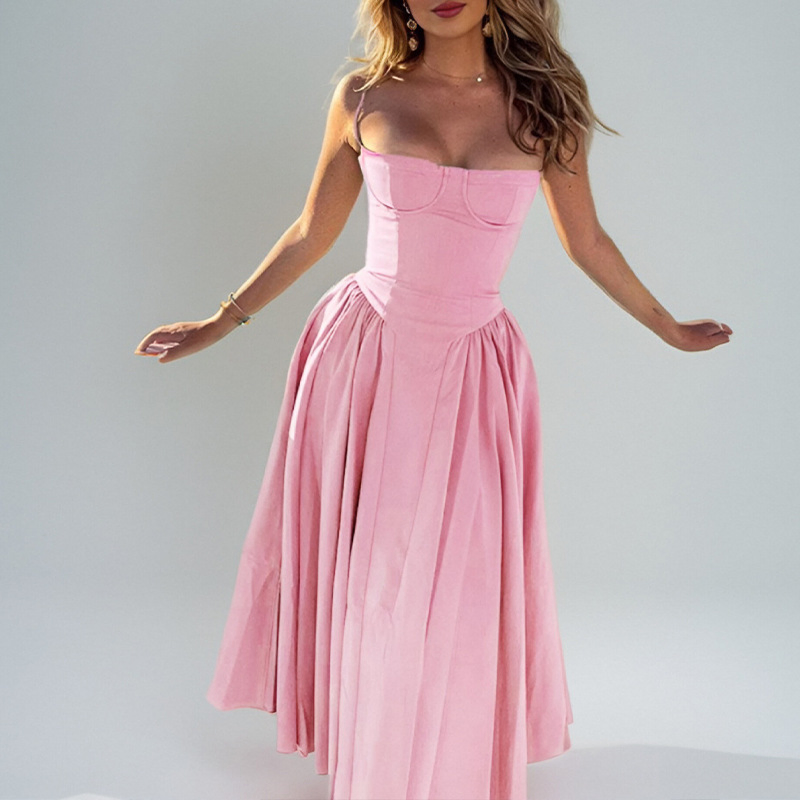 Vestido Casual com Estampa Floral Estilosa Perfeito para Eventos de Verão