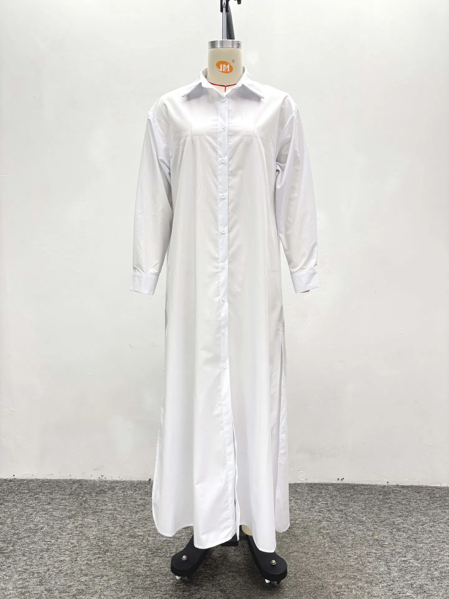 Camisa Solta Casual Longa Vestido Africano de Manga Longa Roupas Femininas