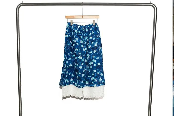 Roupas Femininas Vestidos Saia Casual de Linho Saia de Algodão para Meninas