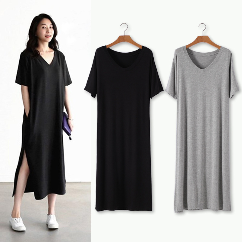 Vestidos Halter de Modal Feitos Sob Medida para o Verão Vestido Casual