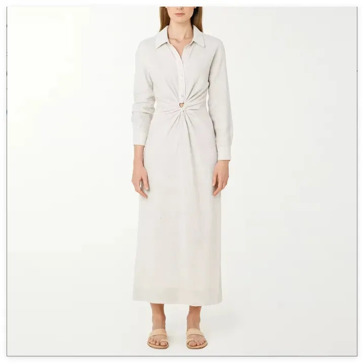 Vestido Casual Feminino Ombro a Descoberto Atacado em Várias Cores