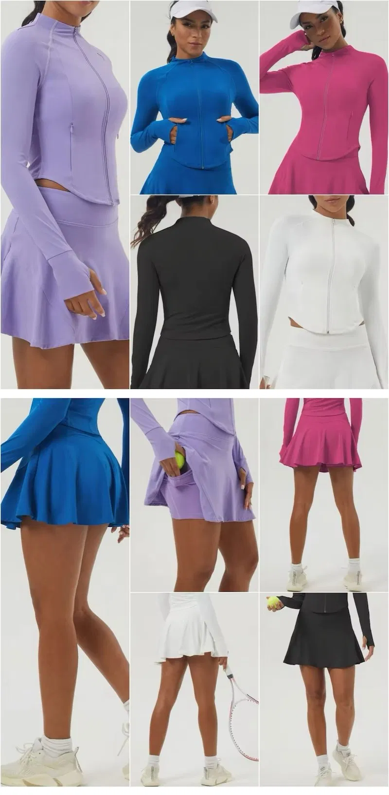 Conjunto de Manga Longa de Golfe