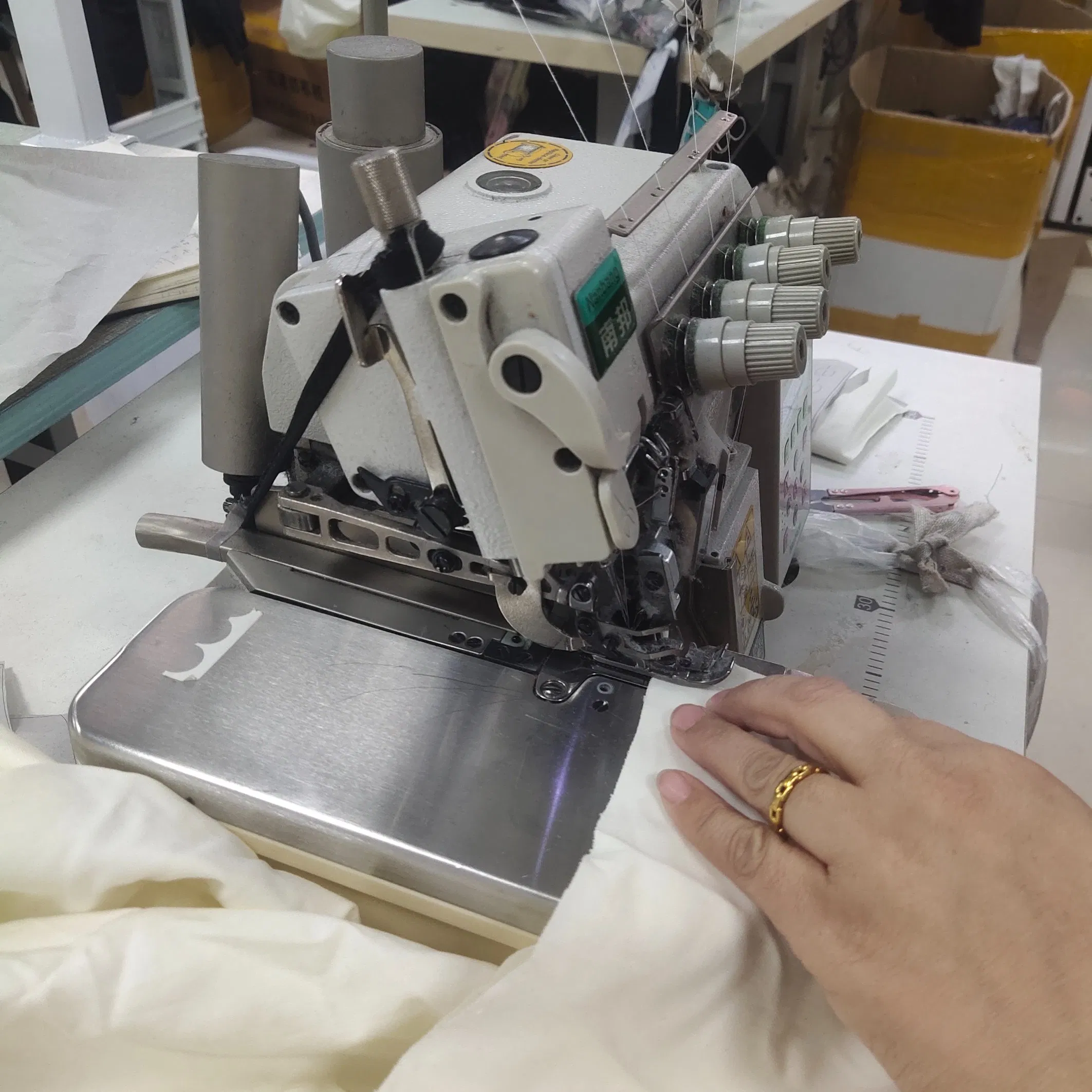 Vestido Casual Feminino Personalizado Elegante em Mistura de Algodão e Seda Macia