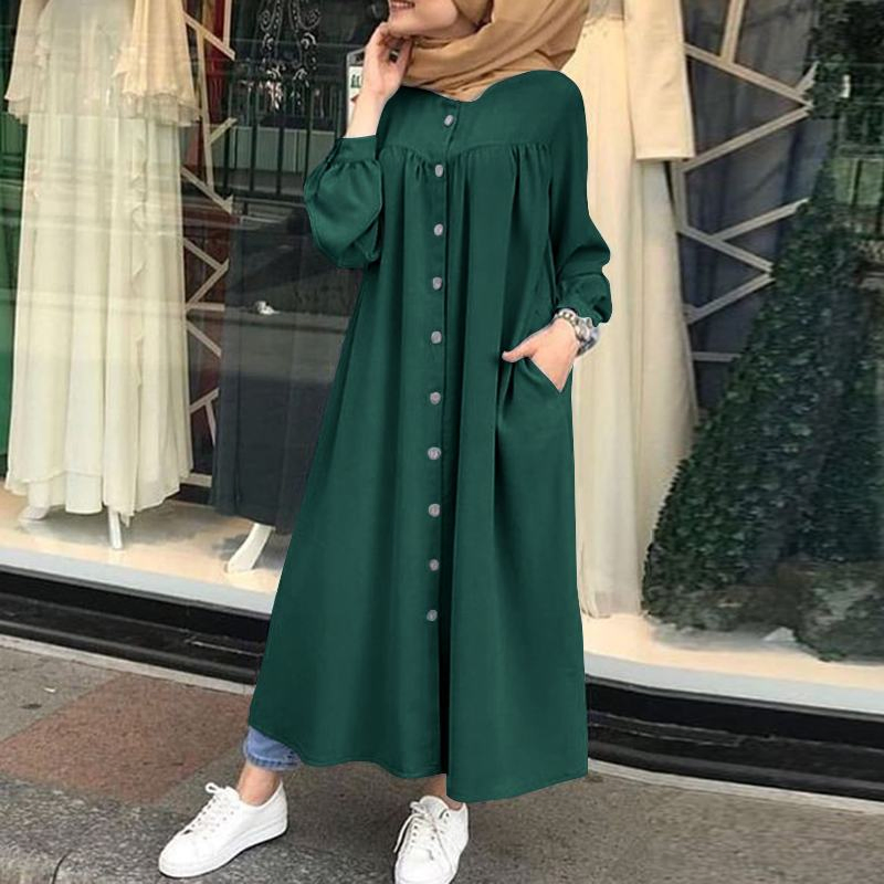 Cardigã Casual de Outono para Mulheres com Manga Longa, Gola Alta, Vestido Amplo