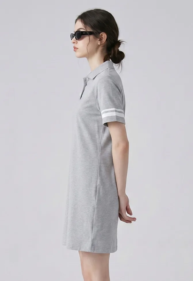 Visão Traseira do Vestido Casual