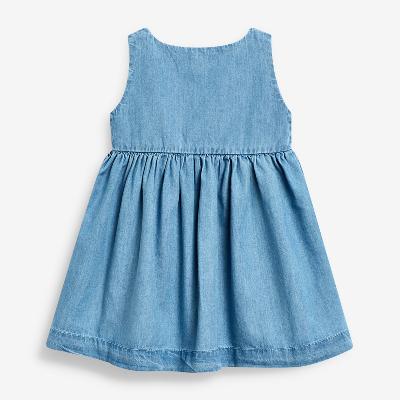 Vestido Casual de Verão de Algodão Sem Mangas de Alta Qualidade por Atacado em Estoque para Meninas Crianças