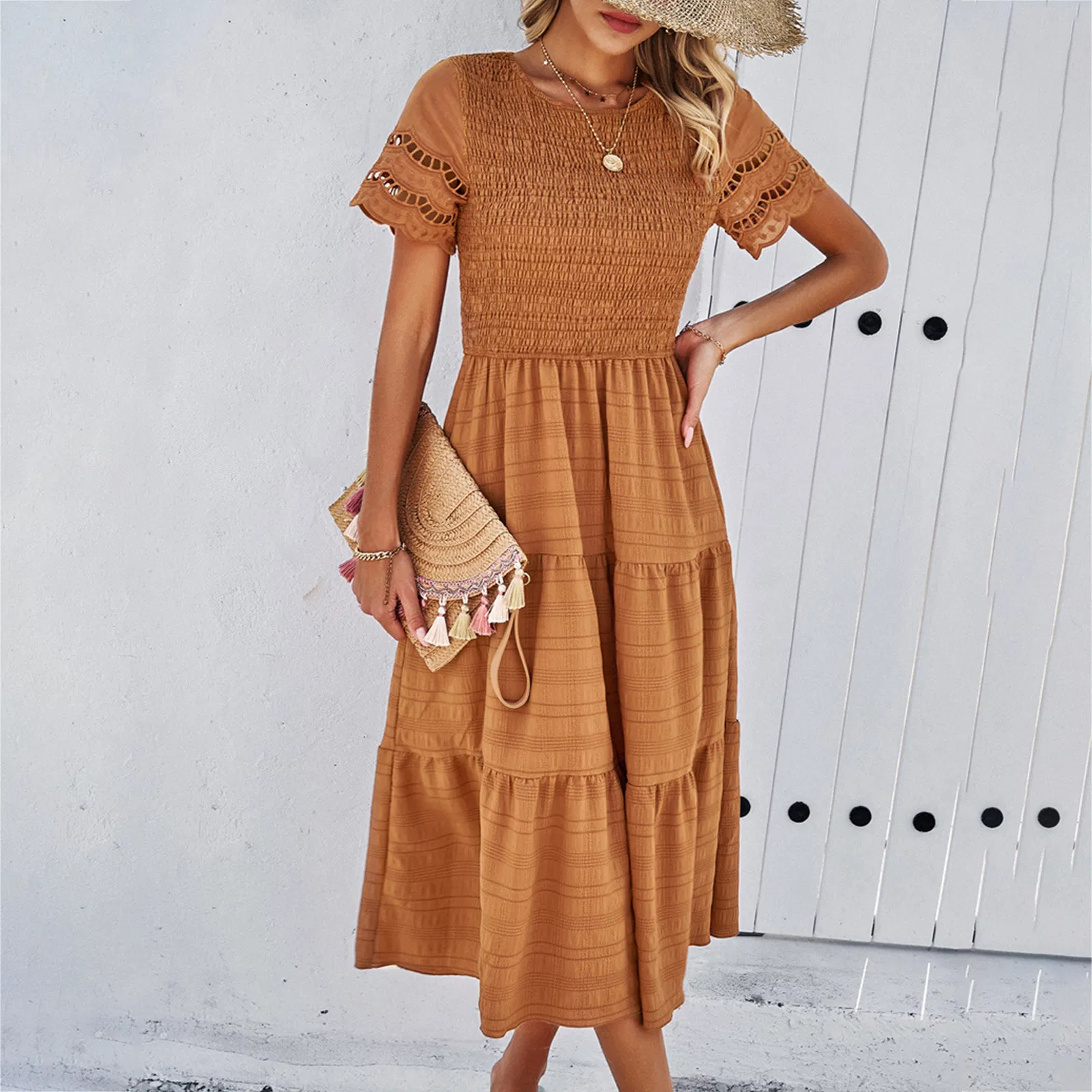 Vestido Midi Estampado
