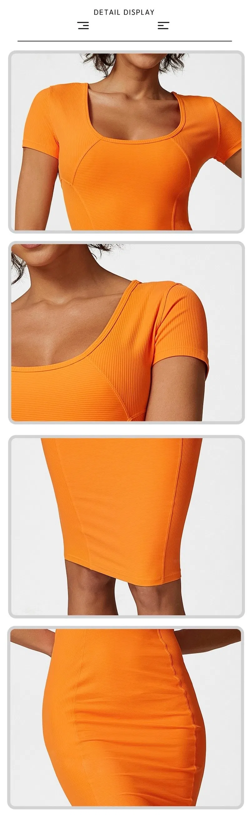 Modelo com vestido desportivo