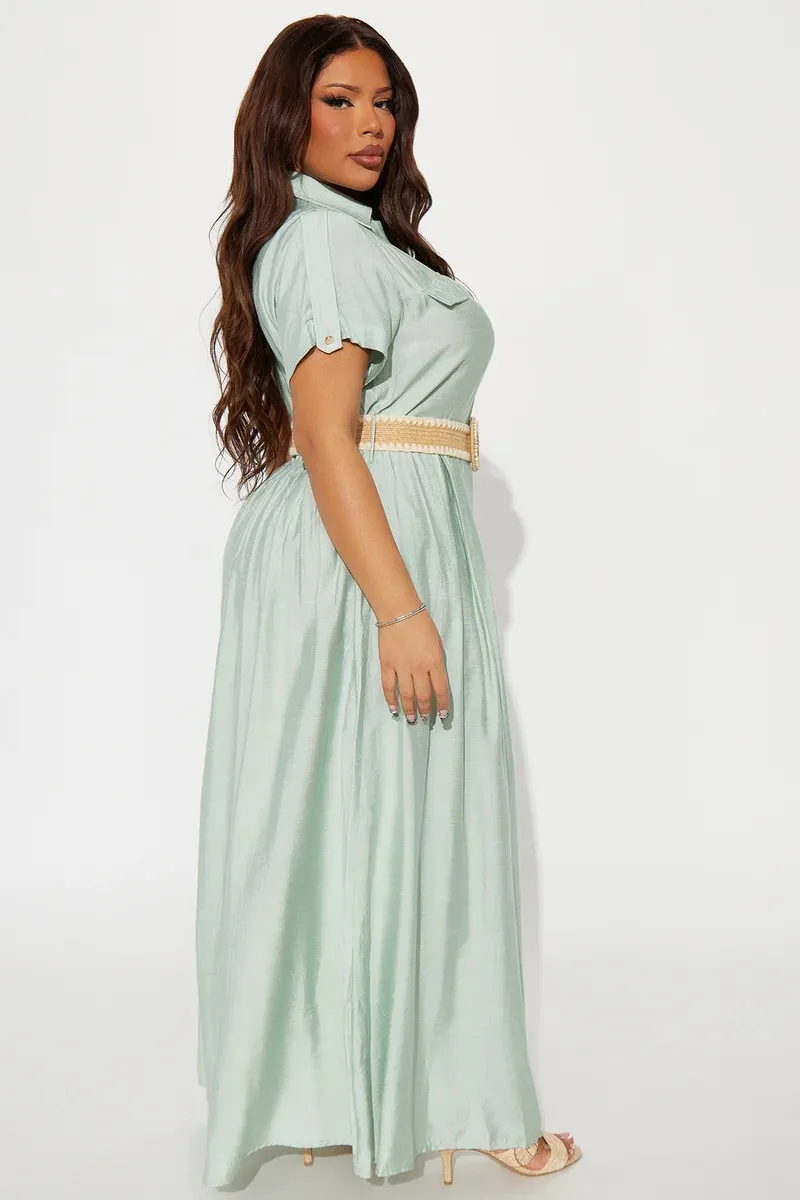 Vestido Maxi de Camisa