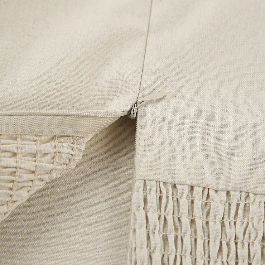 Vestido Casual de Alças Sem Mangas em Algodão e Linho para Férias com Cintura Alta