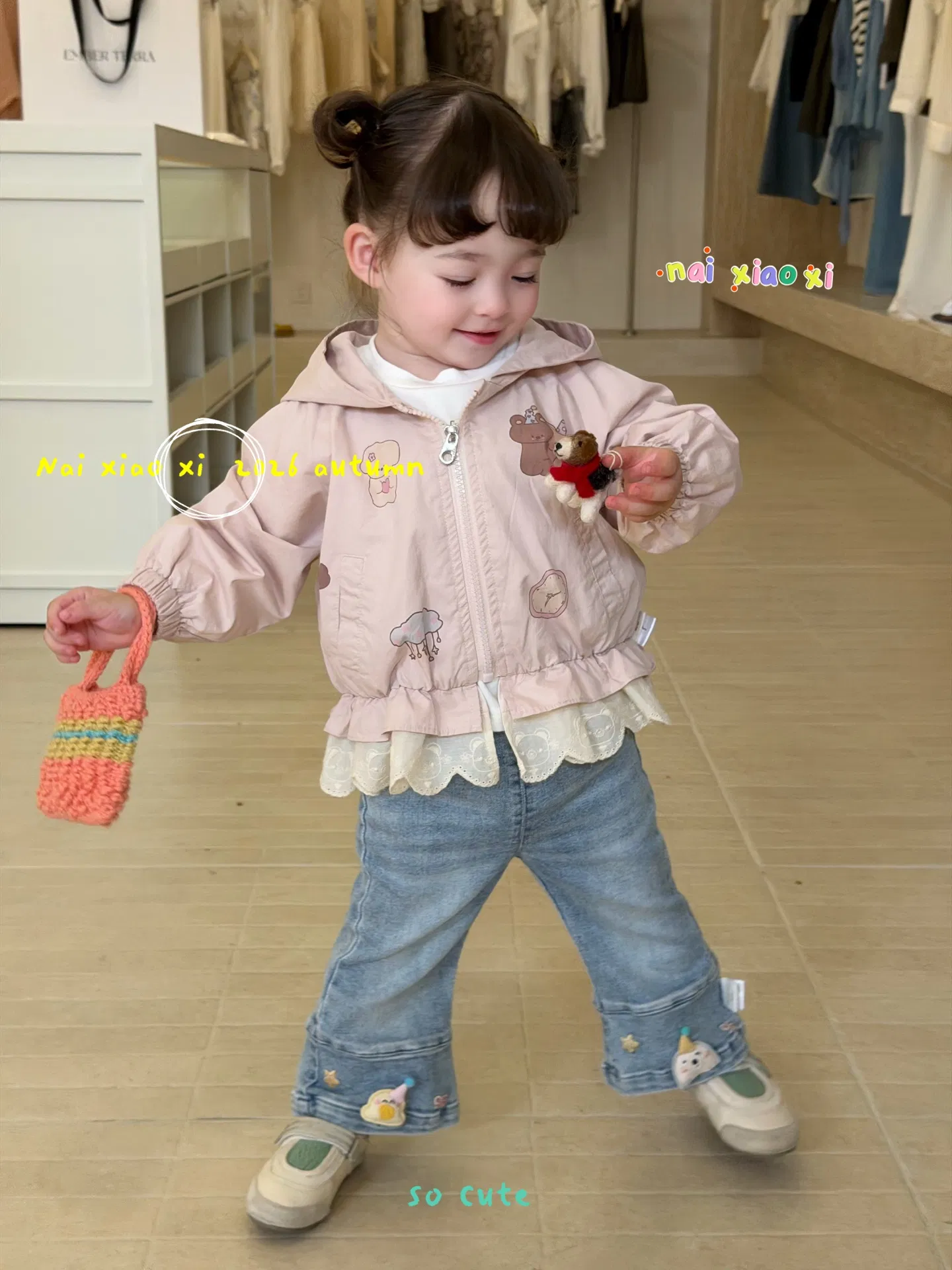 Vestido Casual para Meninas com Camiseta e Saia para Roupas de Bebê