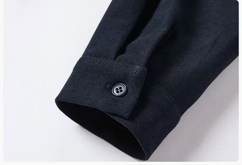 Novo Estilo Estilo Francês Blusa Vestido Casual de Manga Longa com Gola Ajustada para o Dia