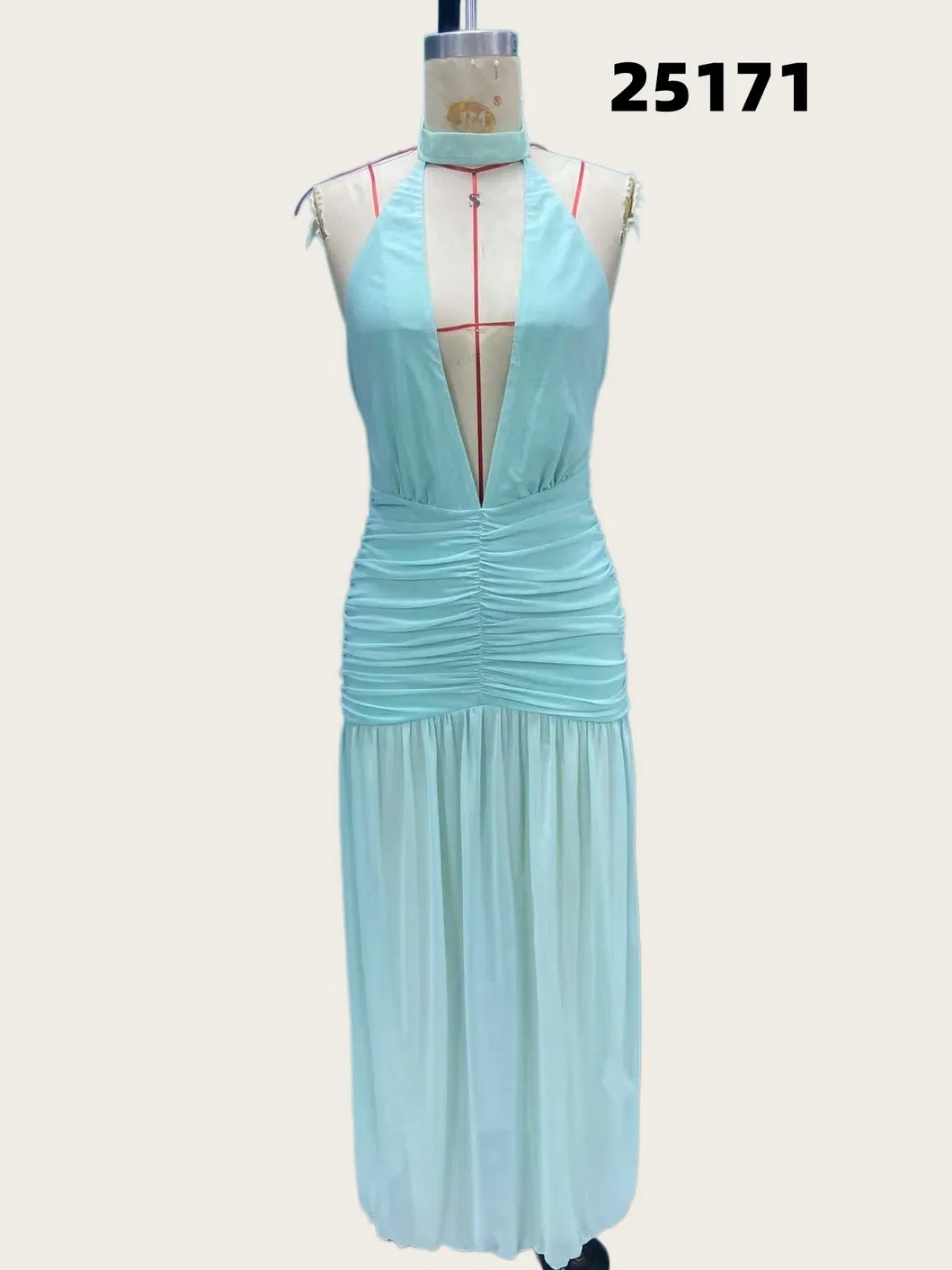 Vestido Mini de Algodão com Bordado de Sol em Tamanho Plus - Vestido Casual Boho com Cintura Smock