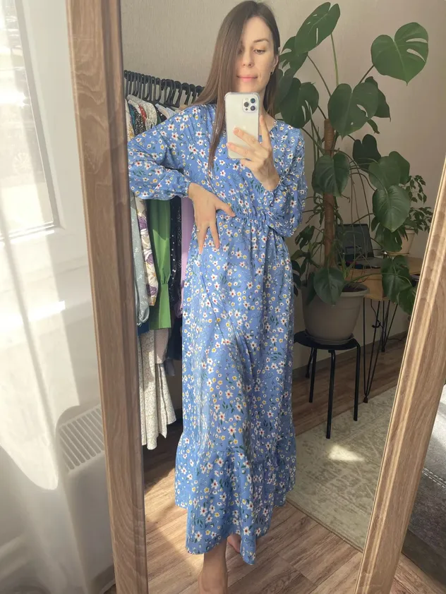 Vestido Maxi Boho de Primavera Verão para Mulheres Airy