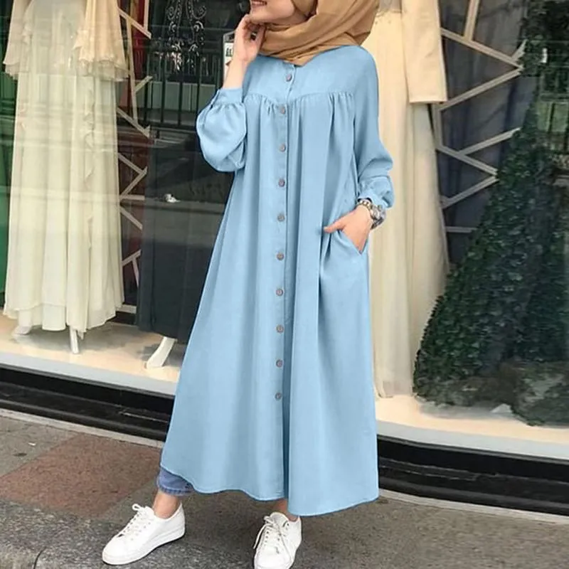 Cardigã Casual de Outono para Mulheres com Manga Longa, Gola Alta, Vestido Amplo