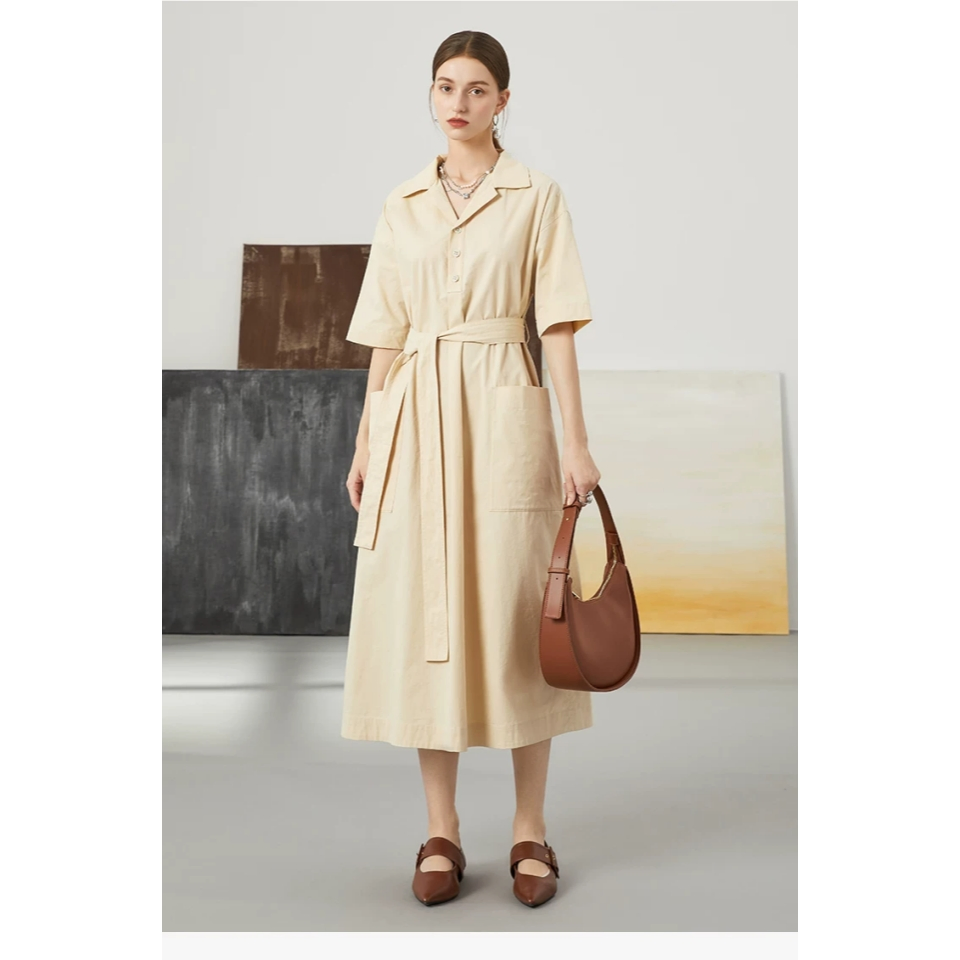 Vestido Maxi Branco de Algodão Sem Mangas para Trabalho Escritório Casual Elegante para Mulheres Nova Chegada Design de Alta Qualidade