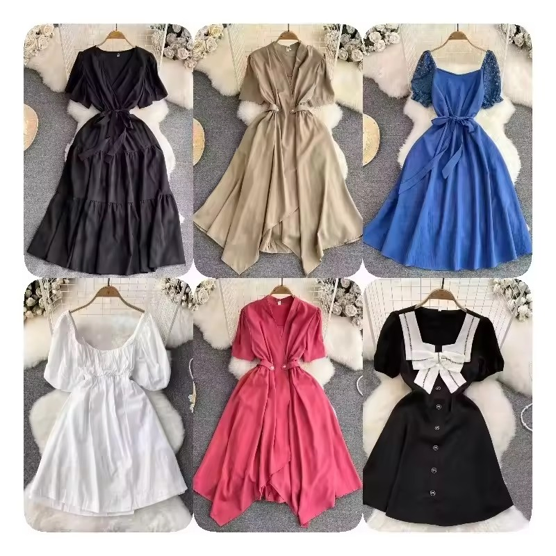 Um vestido ajustado de alta qualidade e estilo, perfeito para passeios casuais no verão