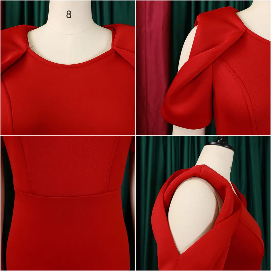 Detalhes do Vestido Slim Elegante