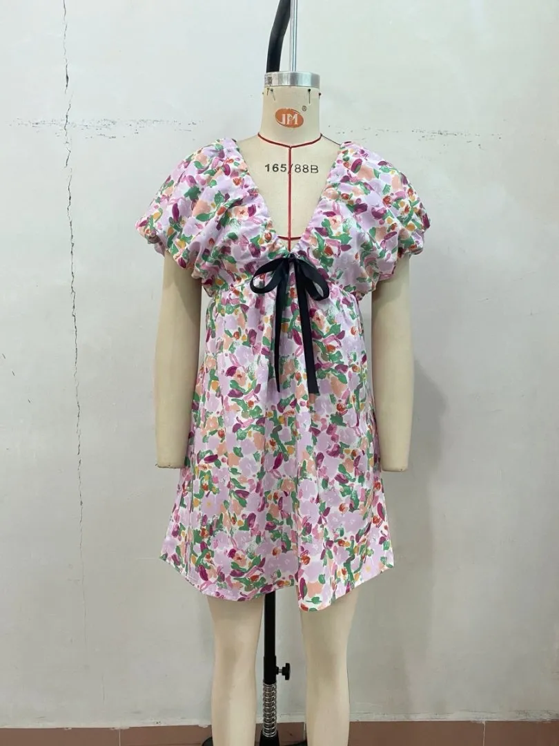 Detalhe do Vestido Floral