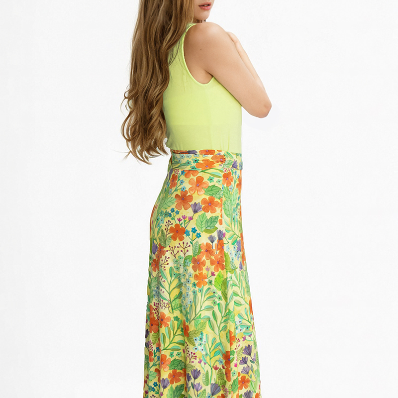 Vestido Casual Floral Feminino