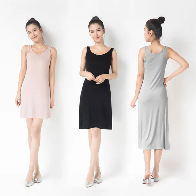 Vestidos Halter de Modal Feitos Sob Medida para o Verão Vestido Casual