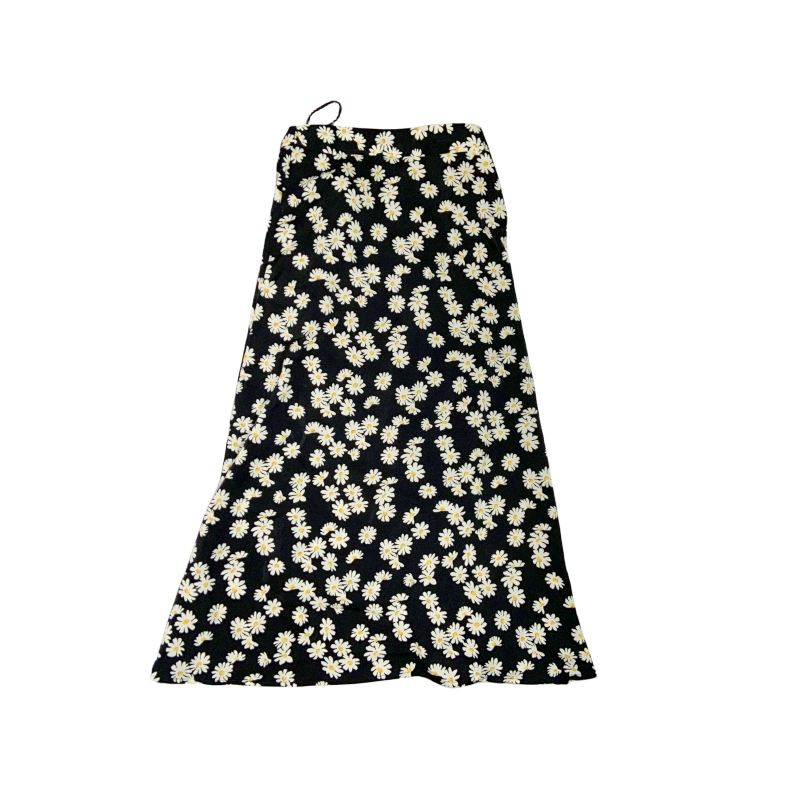 C07 Moda de Segunda Mão Vestido Longo Casual de Algodão de Cintura Alta para o Verão em Fábrica de Atacado Usada Venda Quente Saia Confortável