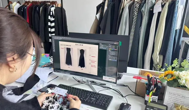Vestido Casual de Manga Longa em Cor Sólida para Mulheres 2