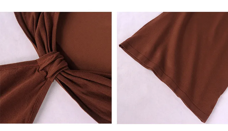 Vestido longo de verão casual, sem mangas, de malha para mulheres
