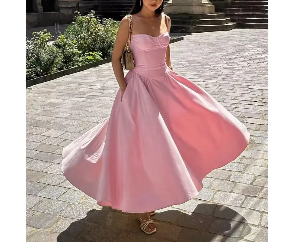 Vestido Casual com Estampa Floral Estilosa Perfeito para Eventos de Verão