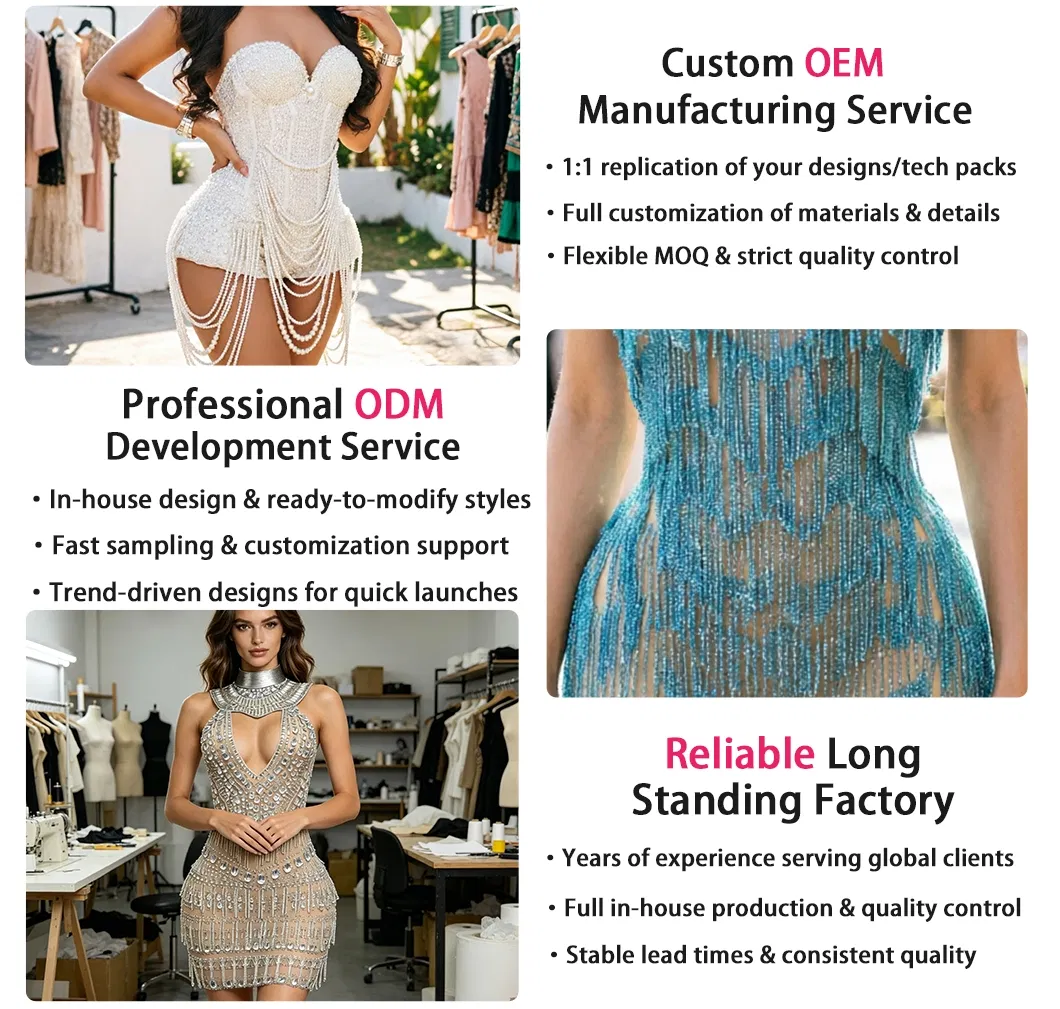 Vestido de Linho Respirável ODM Fábrica Profissional Personalizado Estilo Casual de Outono Feito Sob Medida