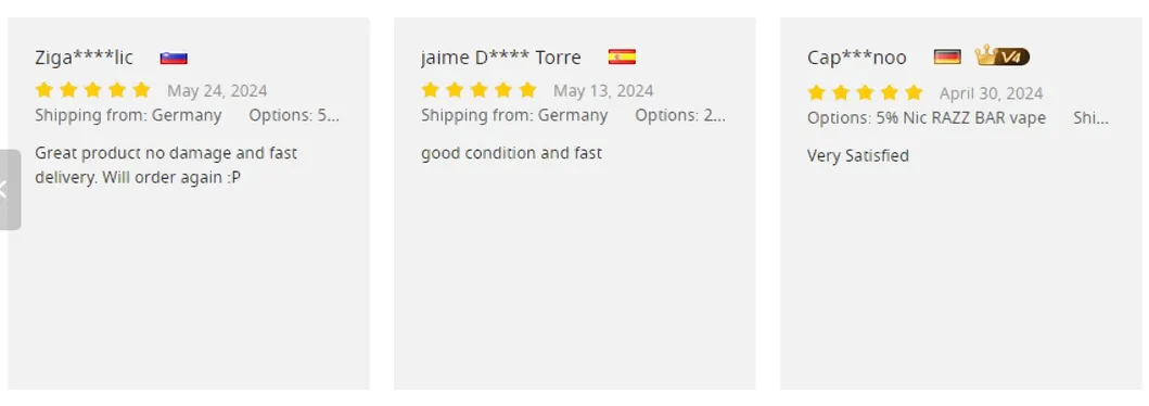 Customer Feedback Screenshot 1