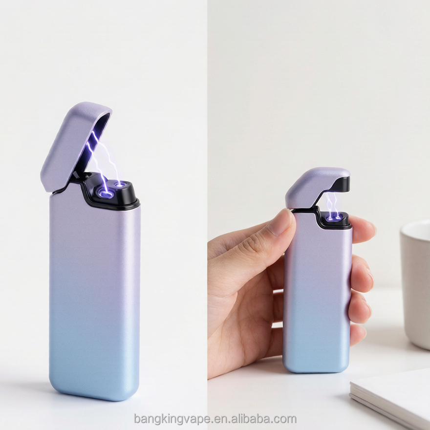 High Quality USB Charging Arc Lighter Gift Promotion Electronic Disposable Smoking Accessories Disposable Lighter cigarette